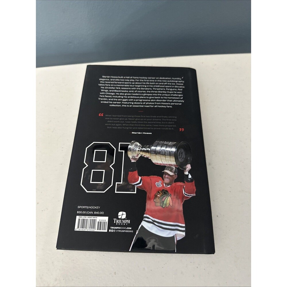 Marian Hossa Scott Powers Marin Hossa (Hardback) - Picture 2 of 3